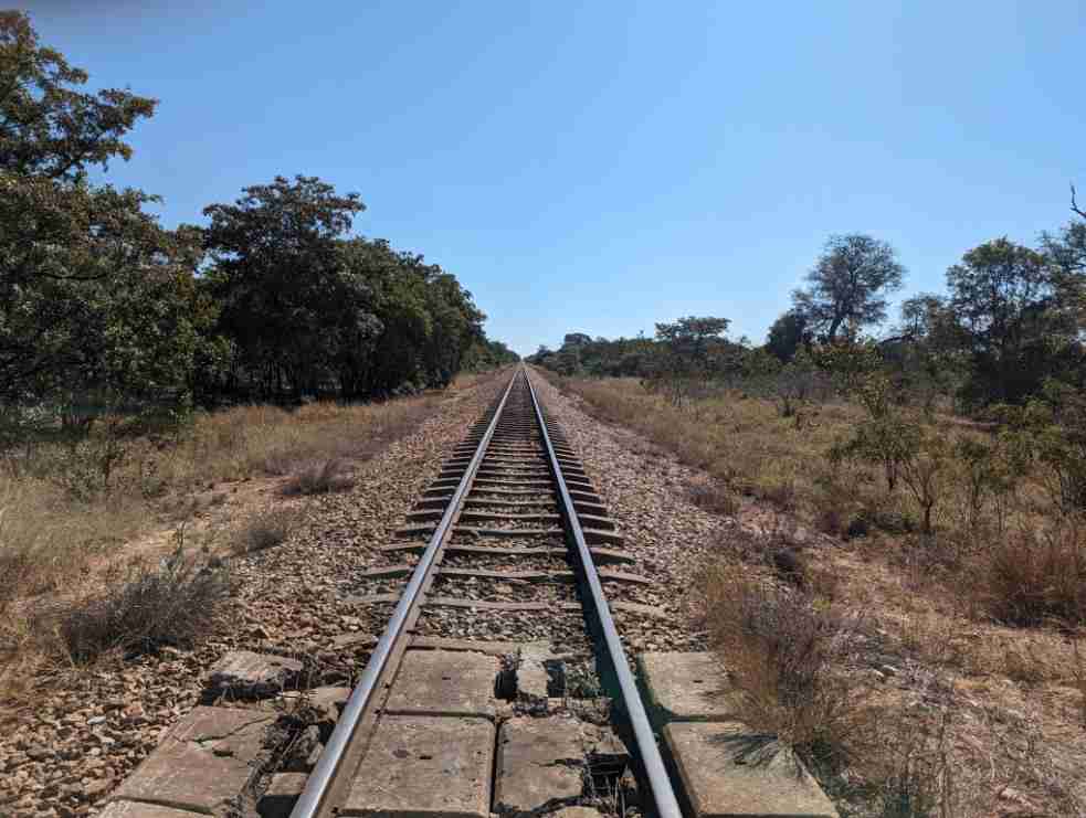 Train tracks in Gonerezhou